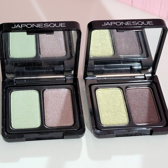 JAPONESQUE Velvet Touch Shadow Duo Complimentary Shades Set of 2 NEW - Picture 3 of 14